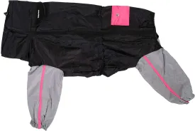 ZippyPaws Adventure Dog Raincoat - Waterproof Rain Jacket for Small & Large Dogs, Reusable Dog Poncho - Pink, Medium